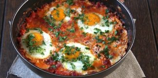 Recette Tajine de Tomates aux œufs