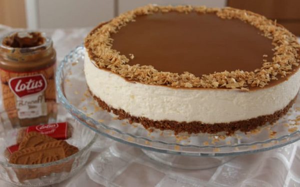 Recette Cheesecake Sans Cuisson Chocolat Blanc Et Pate Speculoos