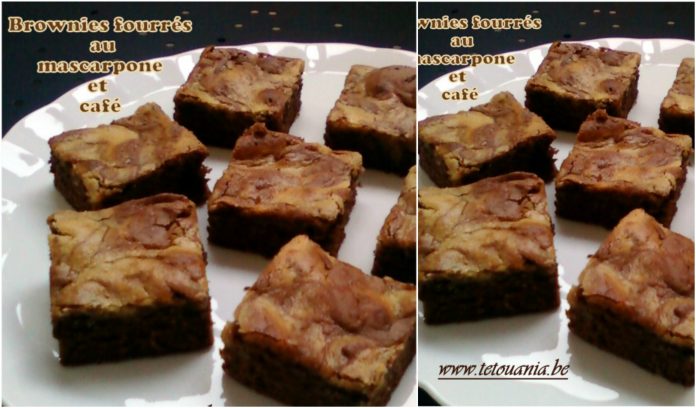 Recette Brownies Moelleux aux Mascarpone et au Café